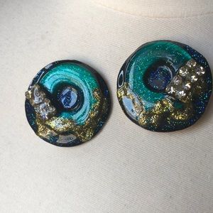 Amazing hand crafted artisan earrings!